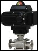 Image for W.E. Anderson division of Dwyer Instruments Intors New Series WE03 3-Piece Tri-Clamp Stainless Steel Ball Valve