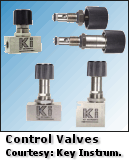 Control valves by Key Instruments